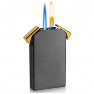 Duet Lighter (torch & soft flame combo) Grey